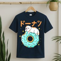 Kawaii Cat Donut T-Shirt