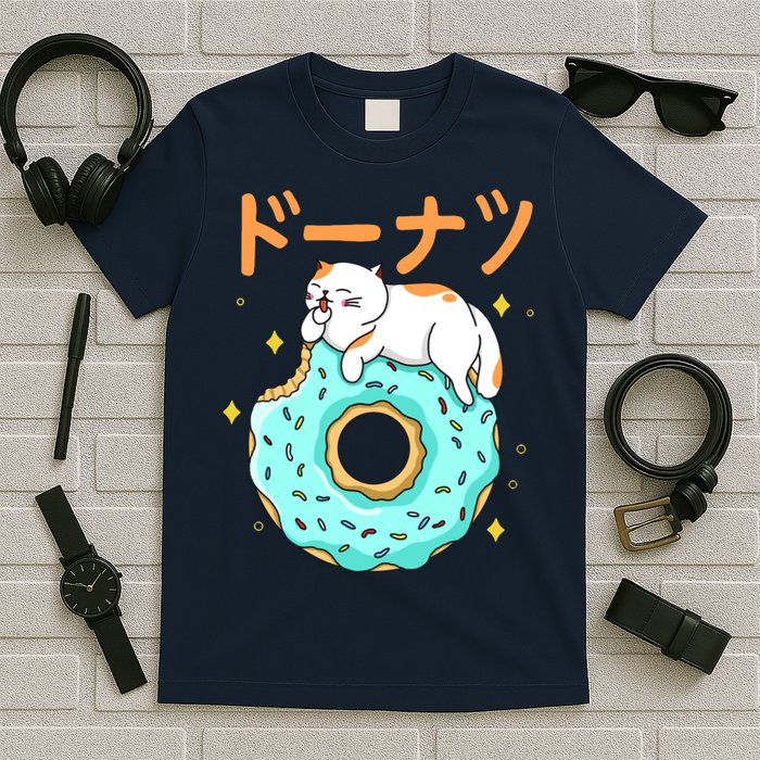Kawaii Cat Donut T-Shirt