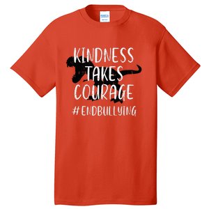 Kindness Courage Dino Unity Day Orange Anti Bullying Tall T-Shirt