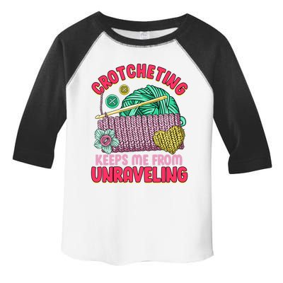 Knitting Crochet Design For Quilting Lover Gift Crocheting Keep Gift Toddler Fine Jersey T-Shirt