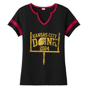 Kansas City Doink 2024 Red Kc Ladies Halftime Notch Neck Tee