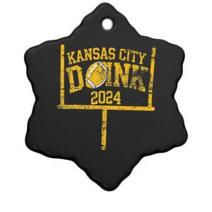 Kansas City Doink 2024 Red Kc Ceramic Star Ornament