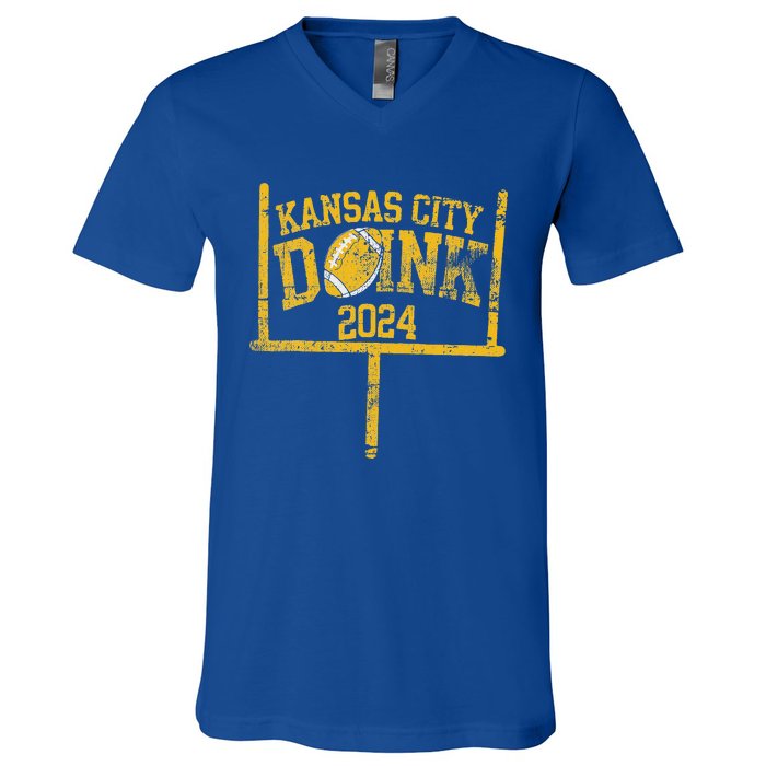 Kansas City Doink 2024 Red Kc V-Neck T-Shirt