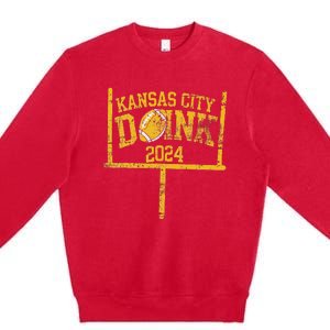 Kansas City Doink 2024 Red Kc Premium Crewneck Sweatshirt