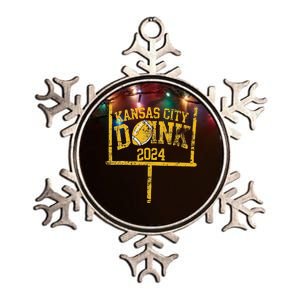 Kansas City Doink 2024 Red Kc Metallic Star Ornament