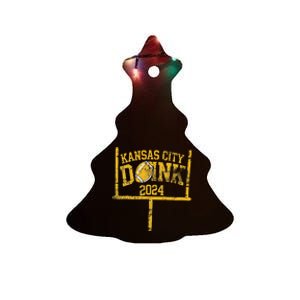 Kansas City Doink 2024 Red Kc Ceramic Tree Ornament