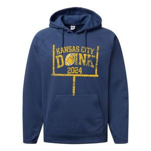 Kansas City Doink 2024 Red Kc Performance Fleece Hoodie