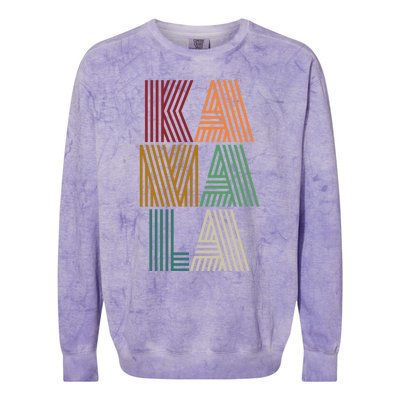 Kamala Custom Design Funny Gift Colorblast Crewneck Sweatshirt