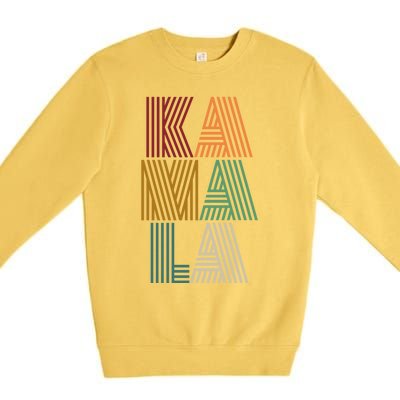 Kamala Custom Design Funny Gift Premium Crewneck Sweatshirt