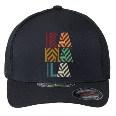 Kamala Custom Design Funny Gift Flexfit Unipanel Trucker Cap