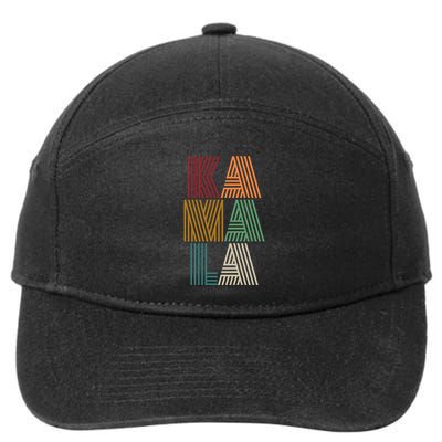 Kamala Custom Design Funny Gift 7-Panel Snapback Hat