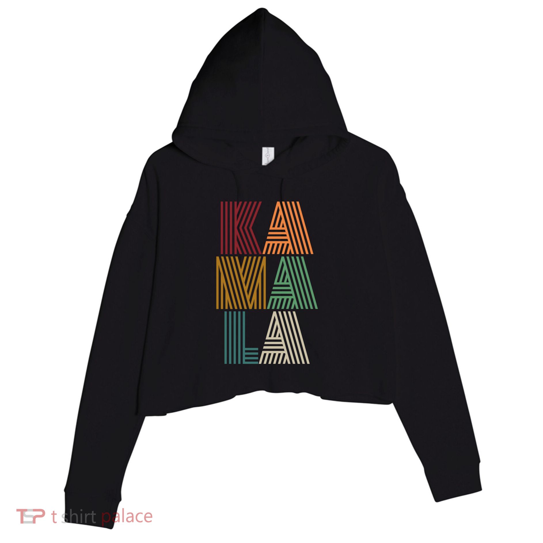 Kamala Custom Design Funny Gift Crop Fleece Hoodie