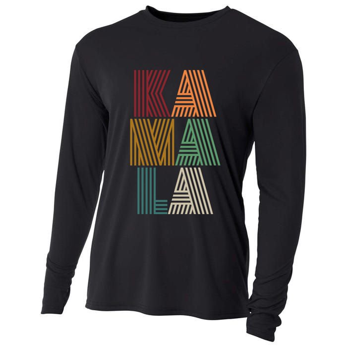 Kamala Custom Design Funny Gift Cooling Performance Long Sleeve Crew