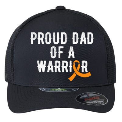 Kidney Cancer Dad Orange Ribbon Kidney Disease Awareness Flexfit Unipanel Trucker Cap