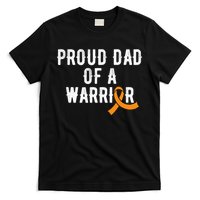 Kidney Cancer Dad Orange Ribbon Kidney Disease Awareness T-Shirt