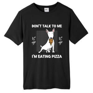 Kawaii Cute Dog Dont Talk To Me Im Eating Pizza Gift Tall Fusion ChromaSoft Performance T-Shirt