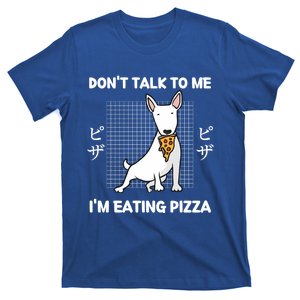 Kawaii Cute Dog Dont Talk To Me Im Eating Pizza Gift T-Shirt