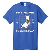 Kawaii Cute Dog Dont Talk To Me Im Eating Pizza Gift Tall T-Shirt