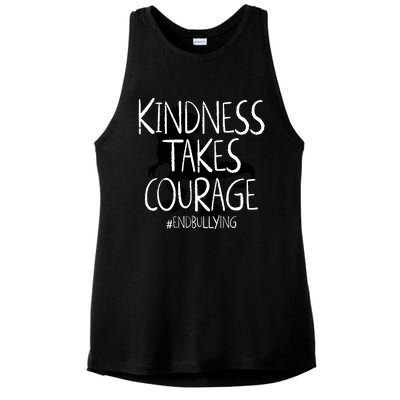 Kindness Courage Dino Kids Unity Day Orange Anti Bullying Ladies PosiCharge Tri-Blend Wicking Tank