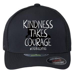 Kindness Courage Dino Kids Unity Day Orange Anti Bullying Flexfit Unipanel Trucker Cap