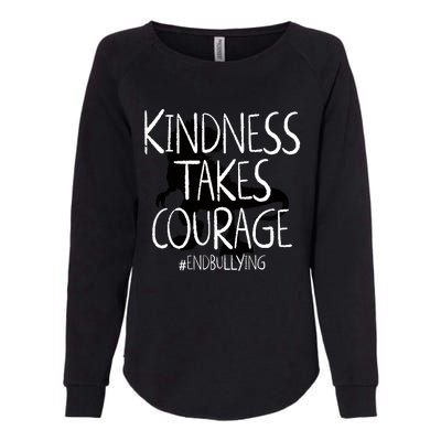 Kindness Courage Dino Kids Unity Day Orange Anti Bullying Womens California Wash Sweatshirt