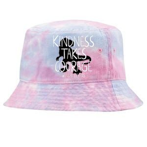 Kindness Courage Dino Kids Unity Day Orange Anti Bullying Tie-Dyed Bucket Hat