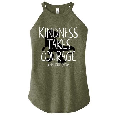 Kindness Courage Dino Kids Unity Day Orange Anti Bullying Women's Perfect Tri Rocker Tank