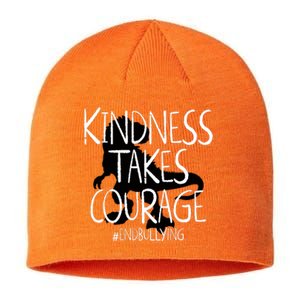 Kindness Courage Dino Kids Unity Day Orange Anti Bullying Sustainable Beanie