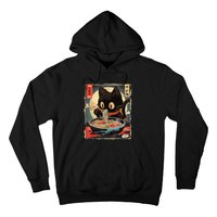 Kawaii Cat Eating Ramen Noodles Anime Gift Girl Teens Hoodie