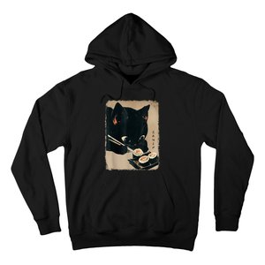 Kawaii Cat Eating Sushi Funny Japanese Anime Cute Cat Hoodie