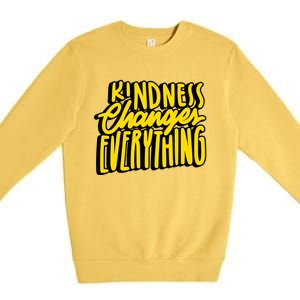 Kindness Changes Everything Retro Premium Crewneck Sweatshirt