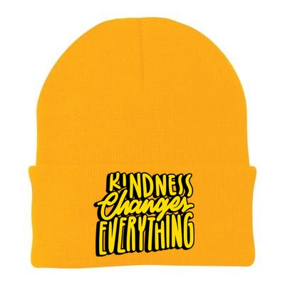 Kindness Changes Everything Retro Knit Cap Winter Beanie