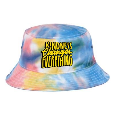 Kindness Changes Everything Retro Tie Dye Newport Bucket Hat