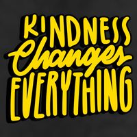 Kindness Changes Everything Retro 7 Panel Mesh Trucker Snapback Hat
