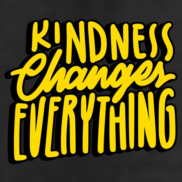 Kindness Changes Everything Retro 7 Panel Mesh Trucker Snapback Hat