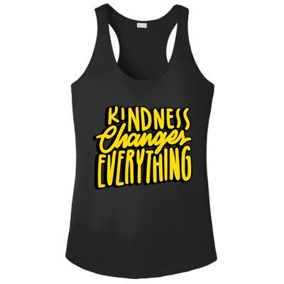 Kindness Changes Everything Retro Ladies PosiCharge Competitor Racerback Tank