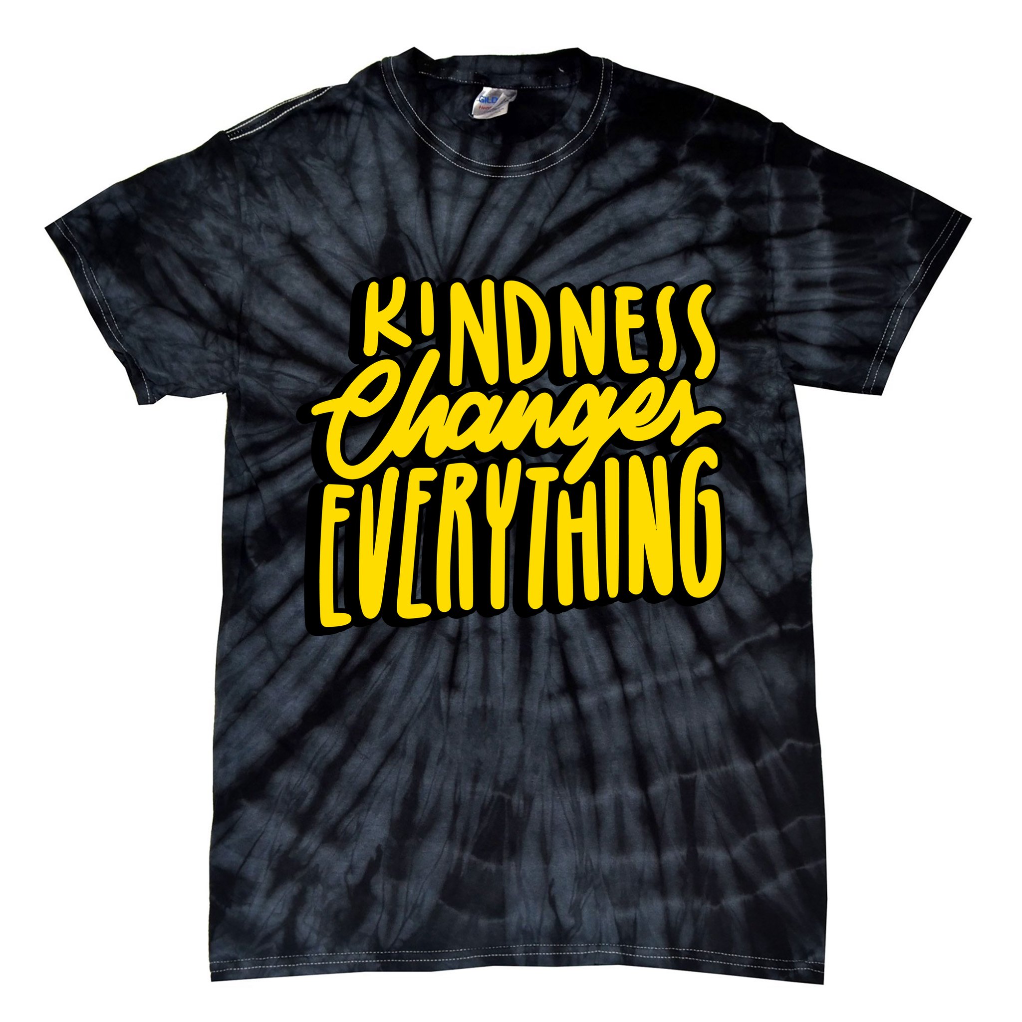 Kindness Changes Everything Retro Tie-Dye T-Shirt