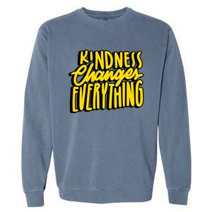 Kindness Changes Everything Retro Garment-Dyed Sweatshirt