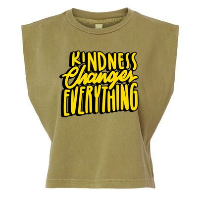 Kindness Changes Everything Retro Garment-Dyed Women's Muscle Tee