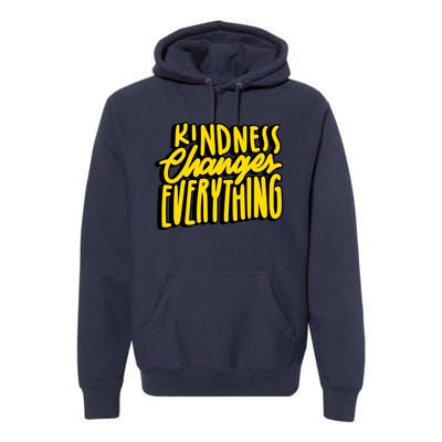 Kindness Changes Everything Retro Premium Hoodie