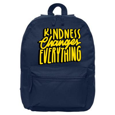 Kindness Changes Everything Retro 16 in Basic Backpack