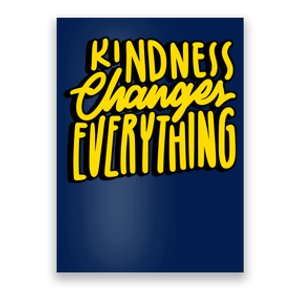 Kindness Changes Everything Retro Poster