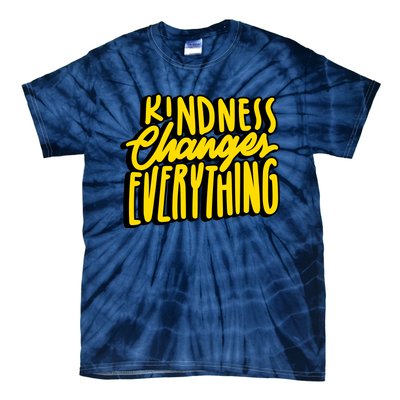 Kindness Changes Everything Retro Tie-Dye T-Shirt