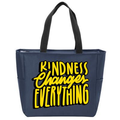 Kindness Changes Everything Retro Zip Tote Bag