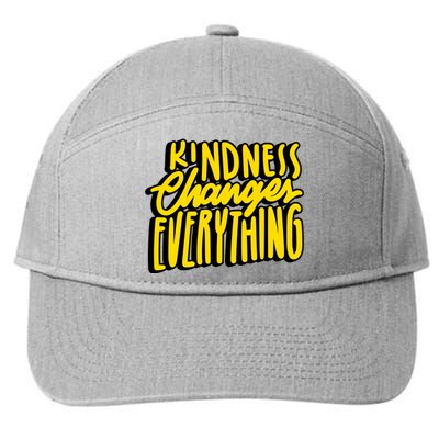 Kindness Changes Everything Retro 7-Panel Snapback Hat