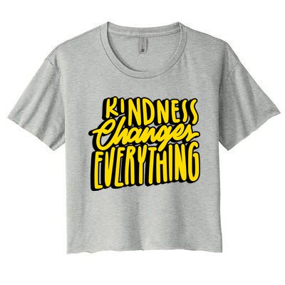 Kindness Changes Everything Retro Crop Top