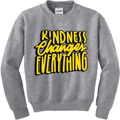 Kindness Changes Everything Retro Kids Sweatshirt