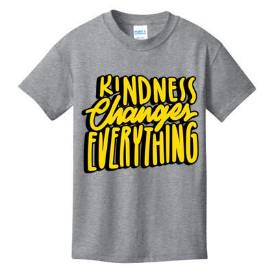Kindness Changes Everything Retro Kids T-Shirt