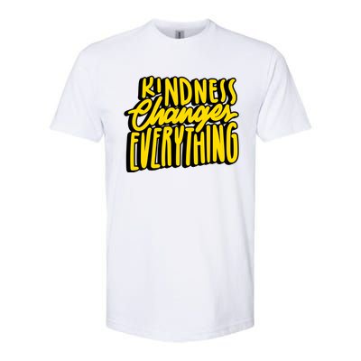 Kindness Changes Everything Retro Softstyle CVC T-Shirt