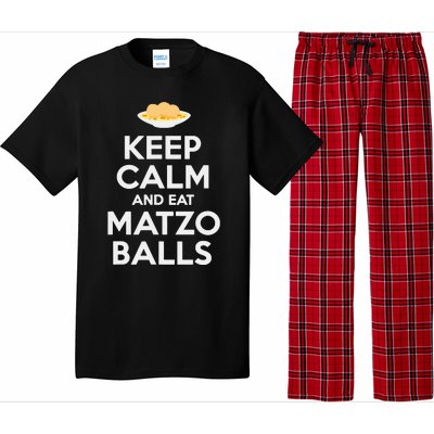 Keep Calm Eat Matzo Balls Funny Passover Jewish Pajama Set